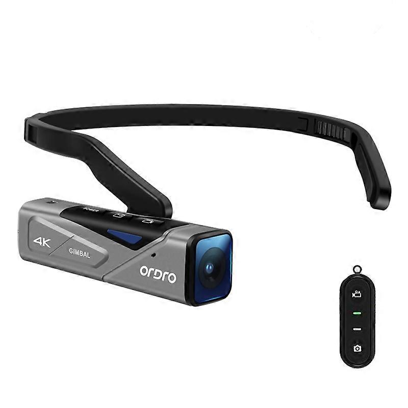 ORDRO EP7 4K Head-Mounted Auto Focus Live Video Smart Sports Camera, Style:With Remote Control