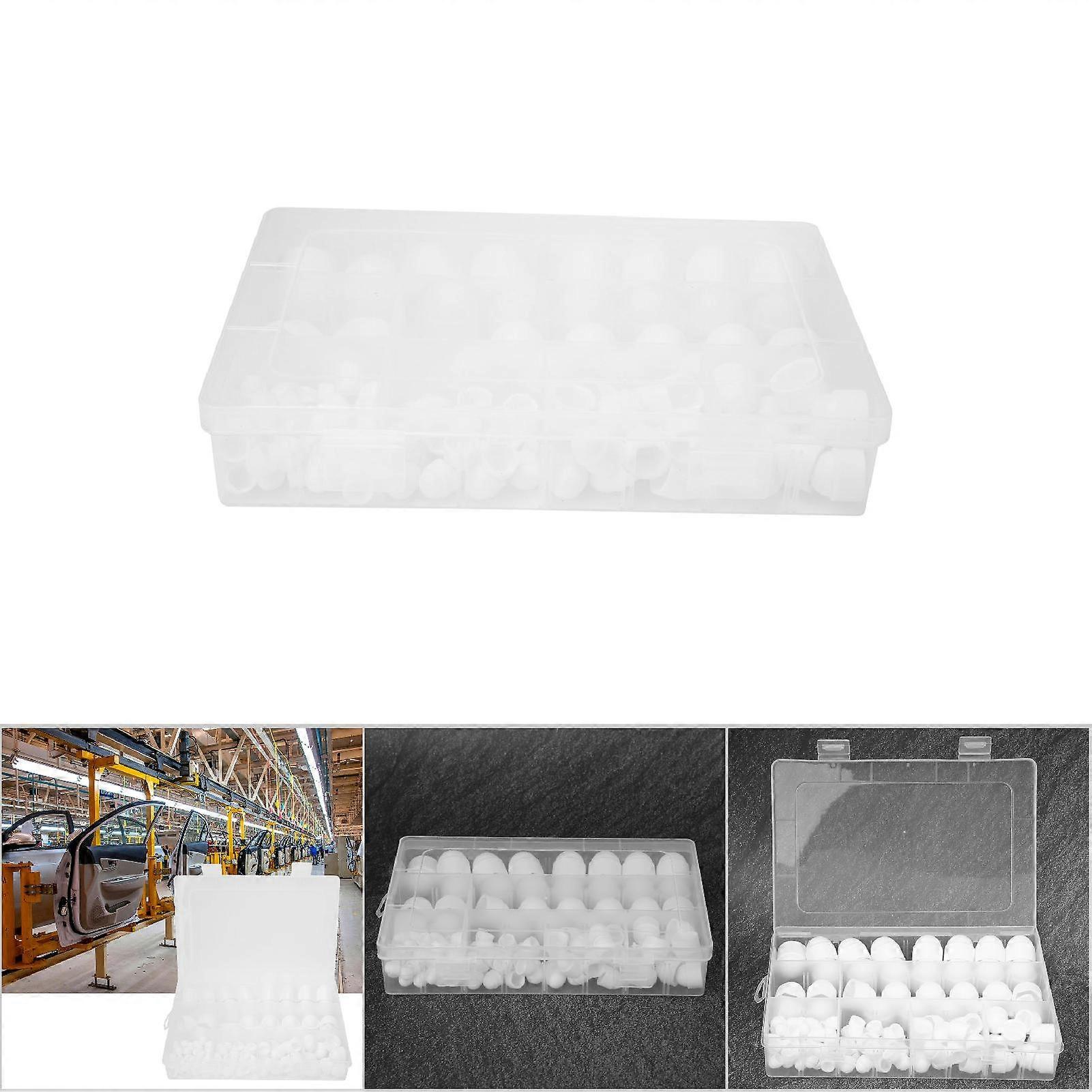 145pcs PE Dome Hex Nut Cap Kit M4 M5 M6 M8 M10 M12 Hardware