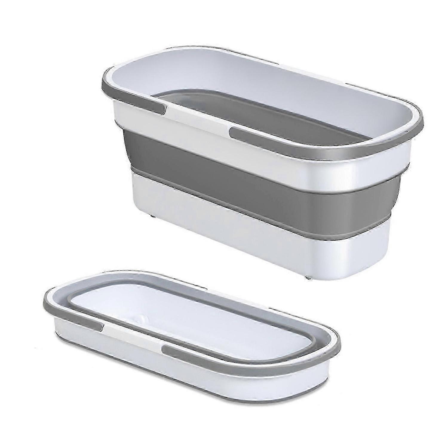 Large Flat Mop Cleaning Bucket, Large Flat Mop Floor Mop Large Foldable Portable Mop Bucket f74