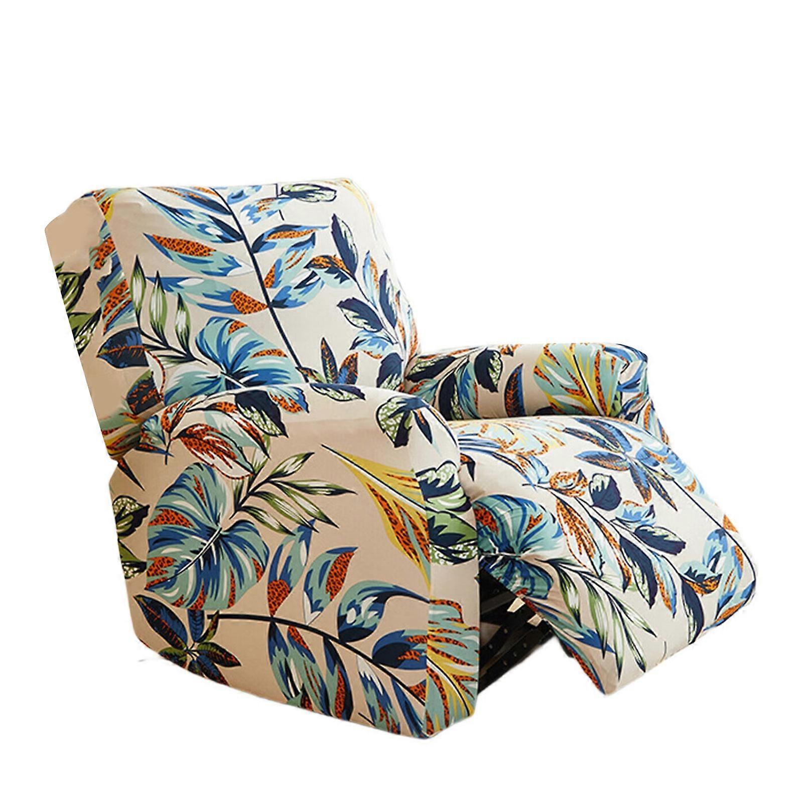 Single Person Elastic Printed Armchair Protectors with Arm Support Sofa Slipcover for Students and Professional