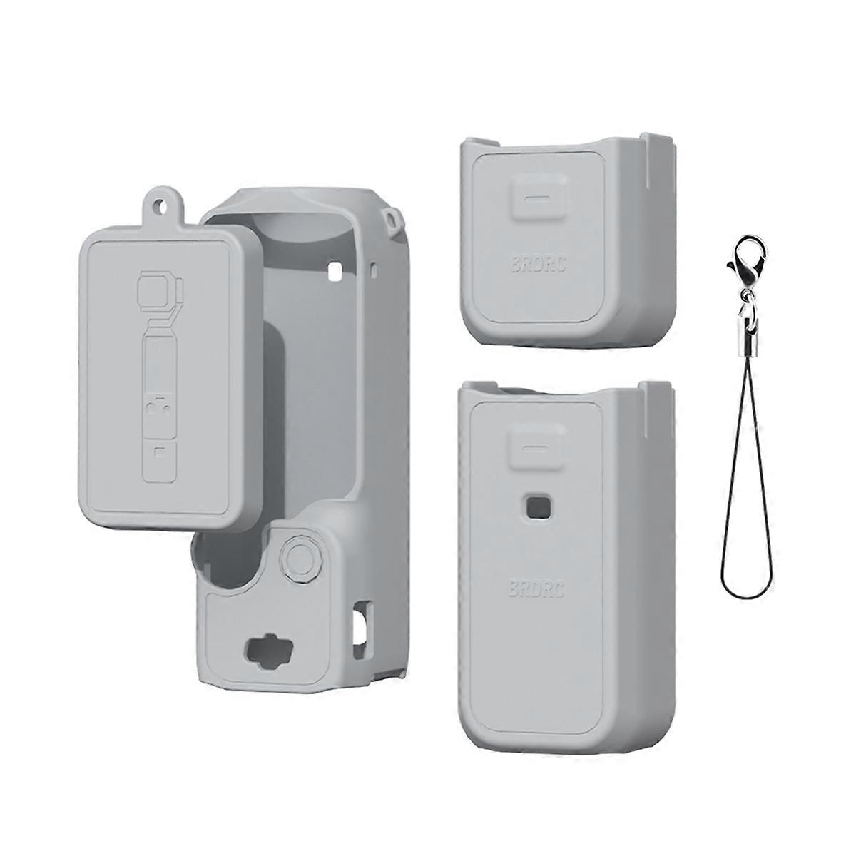 Camera Case for 3 Lens Body Protective Cover,Gray,B