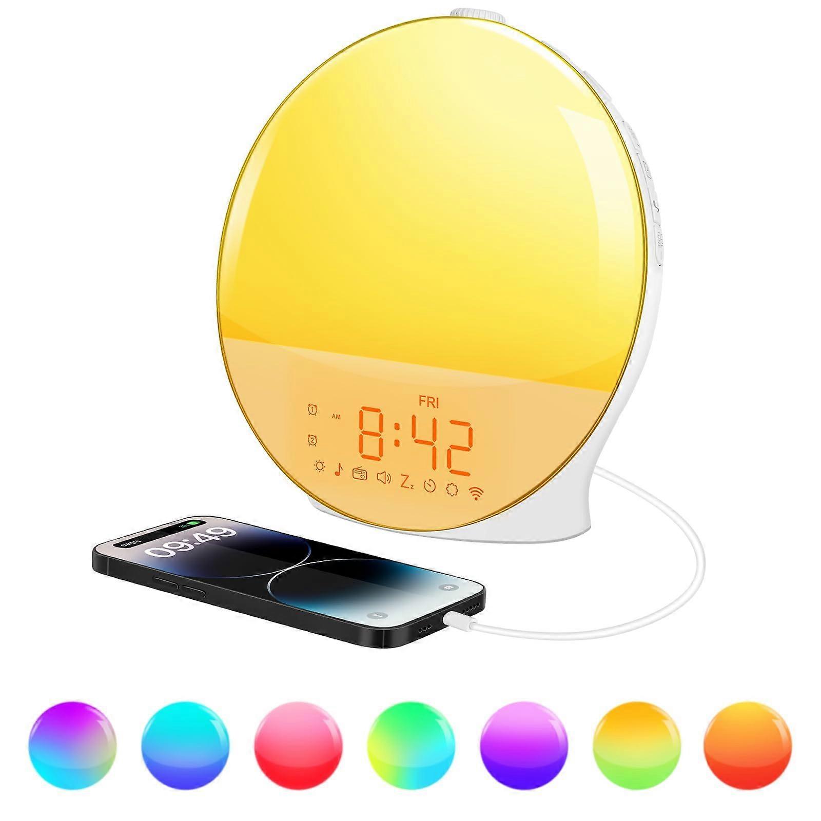 Digital Alarm Clock for Bedrooms Sleep Aid