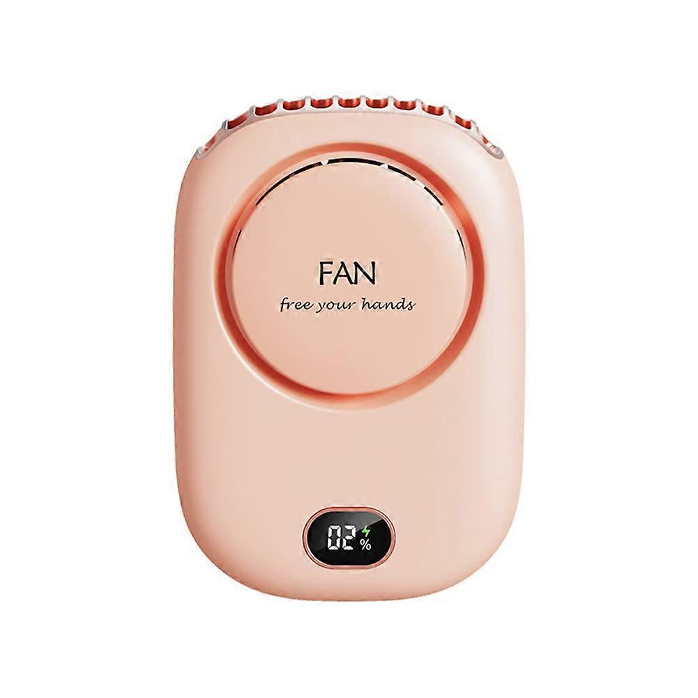 Personal Fan for Neck Portable USB Mini Fan with Lanyard, 3 Speed Settings, Digital Display, Battery Powered, Ideal for Running and Cooking