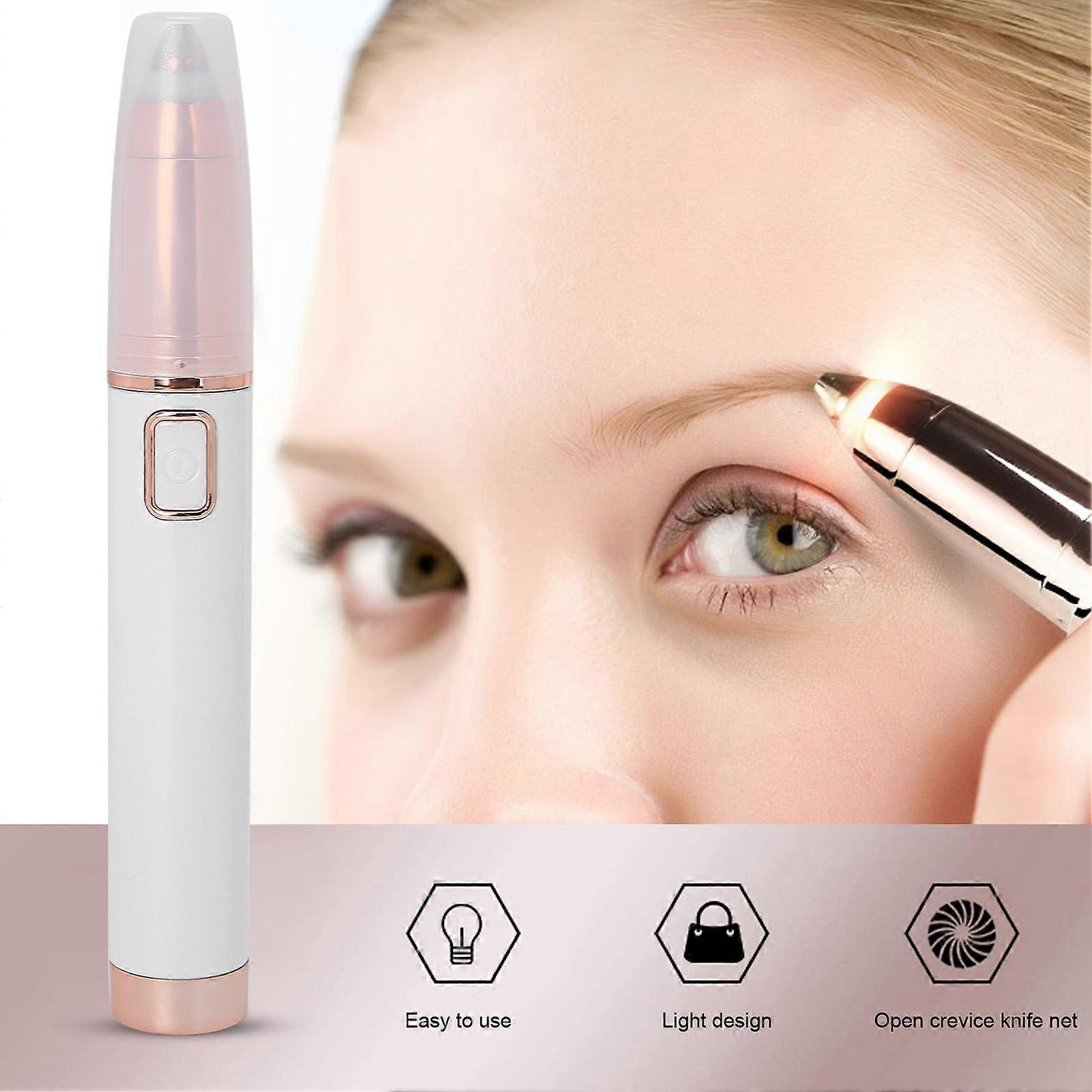 Professional Electric Eyebrow Trimmer, Portable Eyebrow Razor for Removing Eyebrows (Battery Operated)