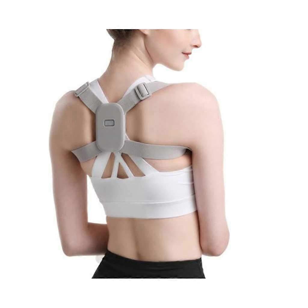SY Intelligent Posture Corrector Smart Vibration LED Reminder Inductive Back Relief Shoulder Training Belt Unisex