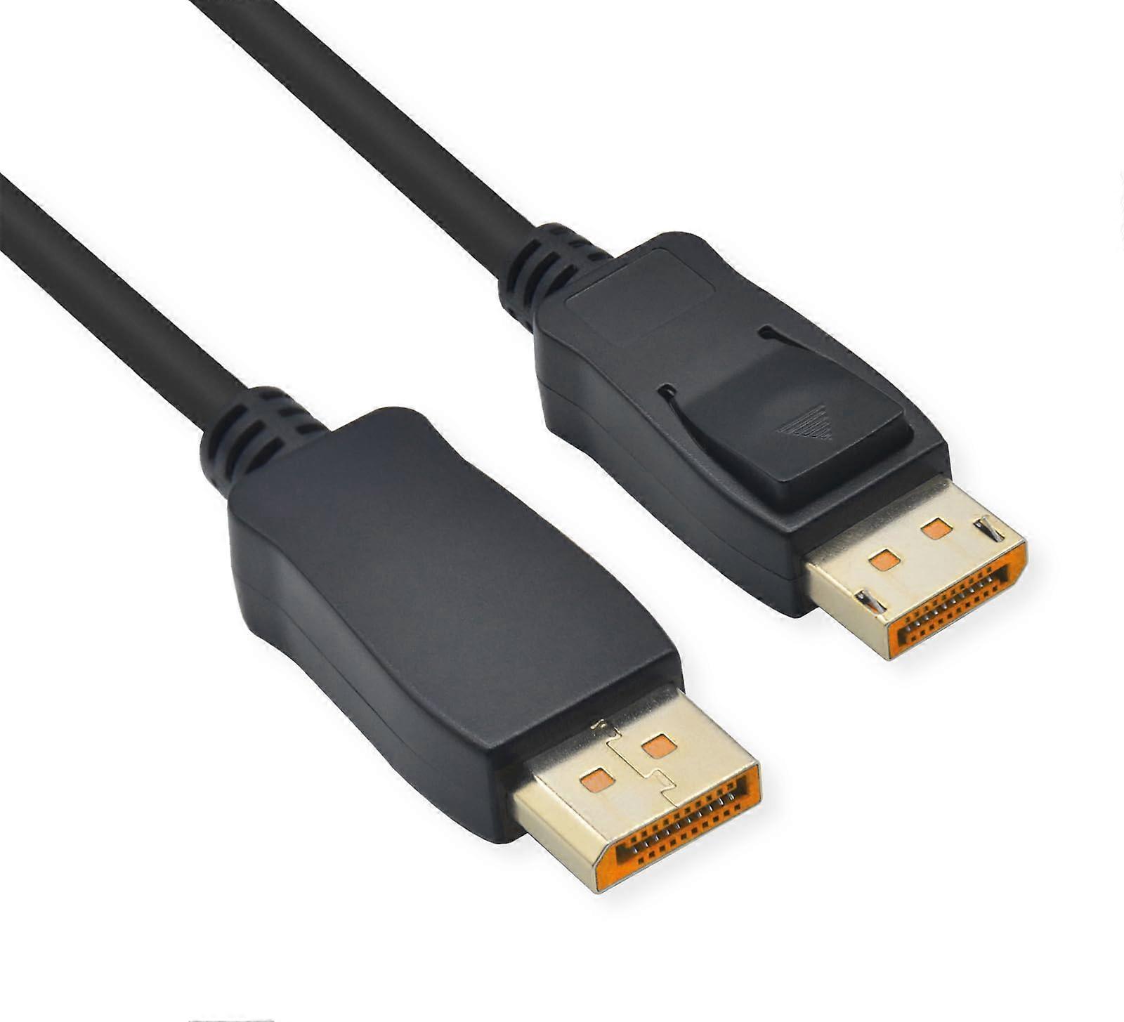 DisplayPort Cable v2.1 10K 1m Black DP ST to ST High-Speed Video and Audio Connection