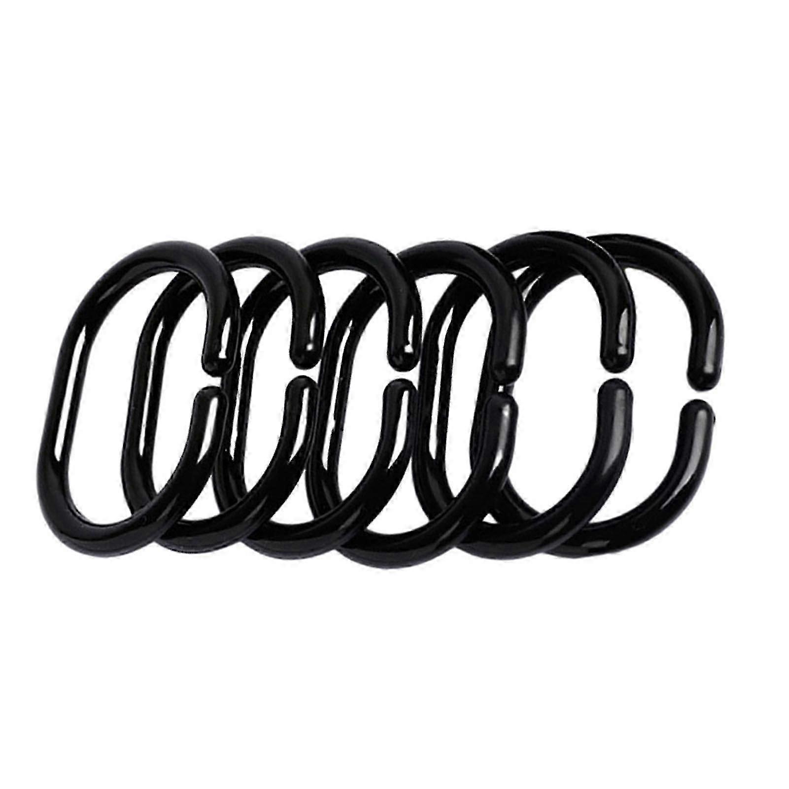 Sturdy and Versatile Toilet Shower Curtain Hooks for Easy Installation
