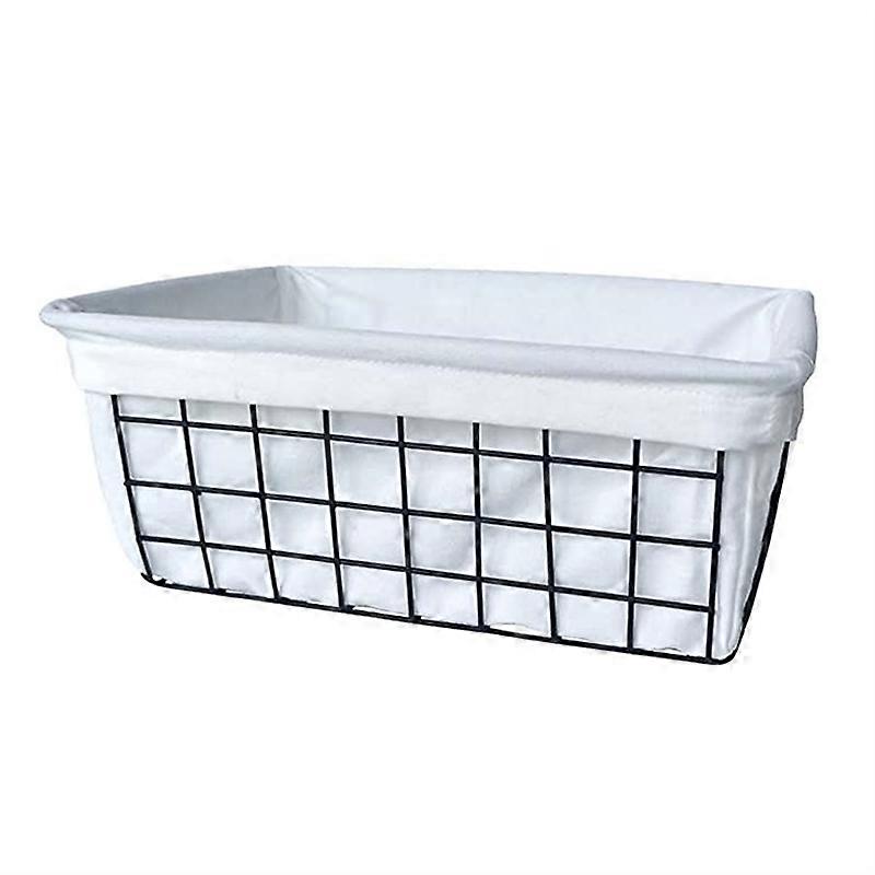Wire Basket with Liner, 1 Pack Wire Baskets for Storage, Basket Organizer Storage Bin for Kitchen Ca