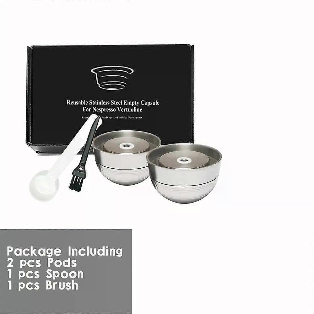 Reusable Coffee Capsules Barcode Refillable Vertuo Pods Compatible With Nespresso Vertuoline