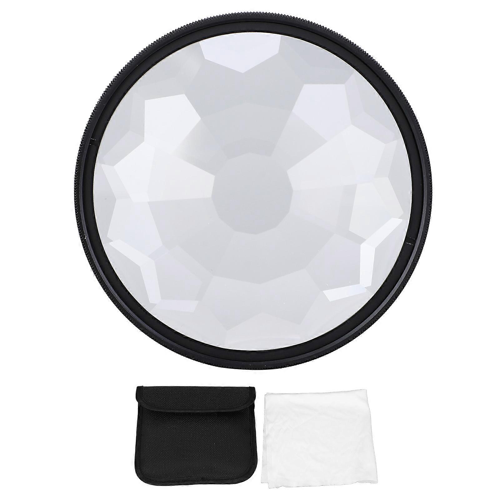 67MM Double Sided Multi Layer Coating Optical Glass Waterproof Scratch Resistant Kaleidoscope Prism Special Effect Filter