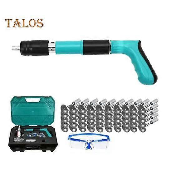 Nail Device Wall Fastening Power Tool with Ergonomic Non-Slip Handle Adjustable Manual Concrete Nail Machine Household Woodworking Tool