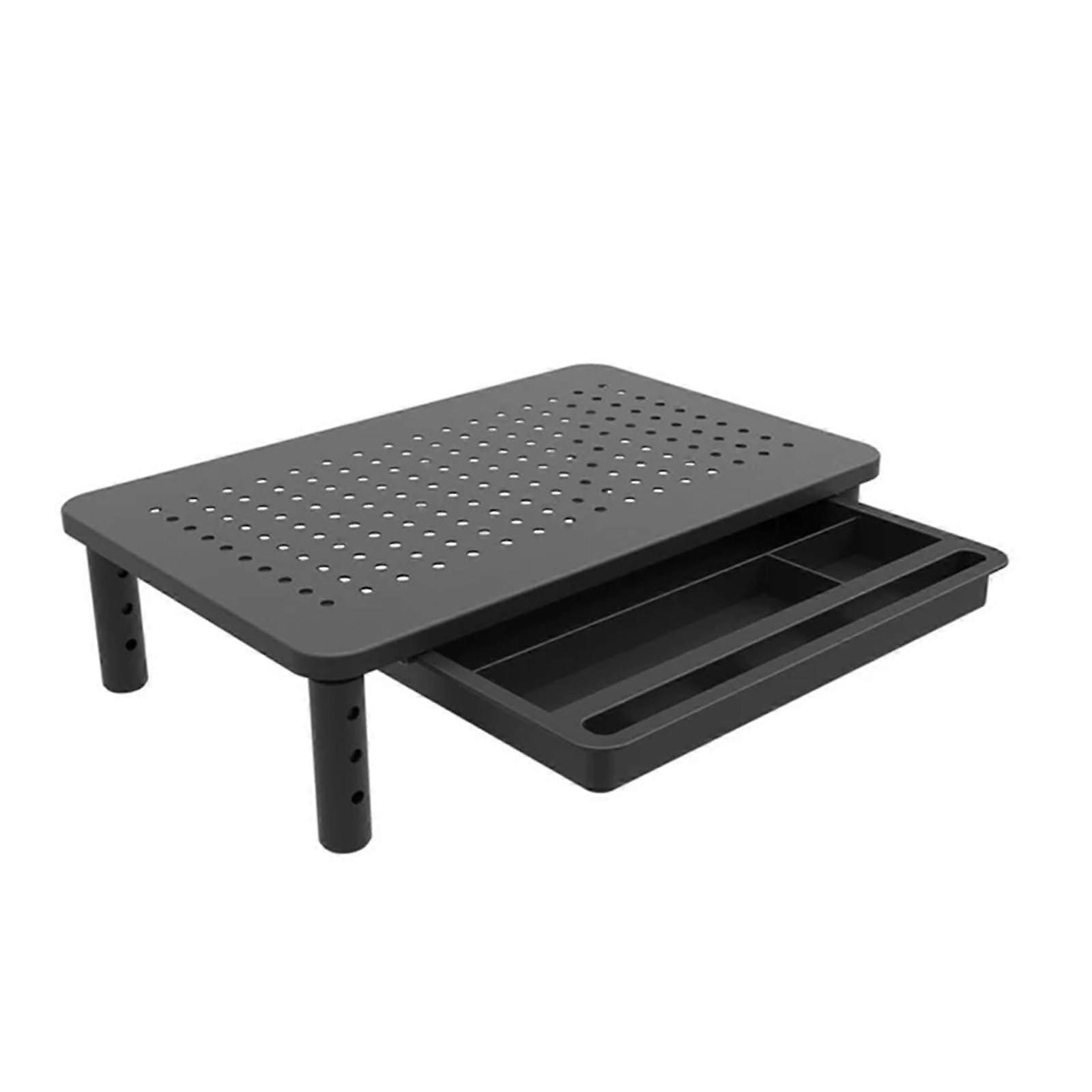 Computer Elevated Stand seat Cushion Monitor Riser Desktop Stand Flat Metal Adjustable Stand