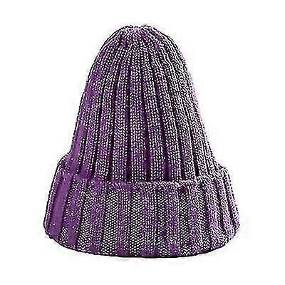 Female Cotton Blends, Solid Winter Warm Soft Caps