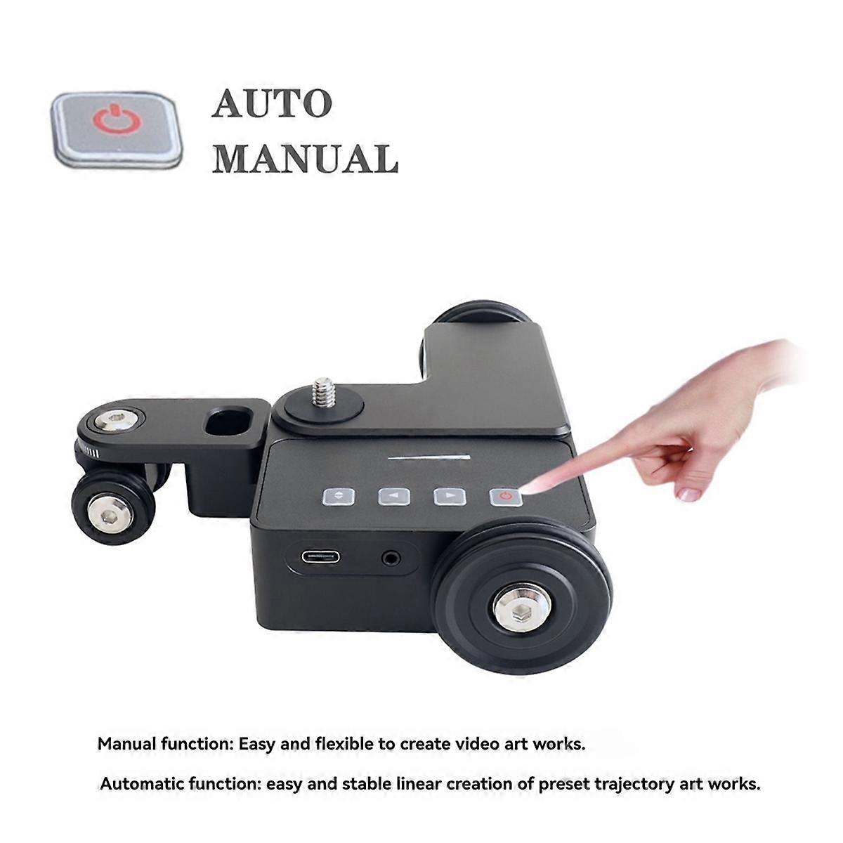 GoPro Hero 12 iPhone 15 Pro Max Samsung S23用の新しい電動カメラドリーウルトラサイレントスライダー