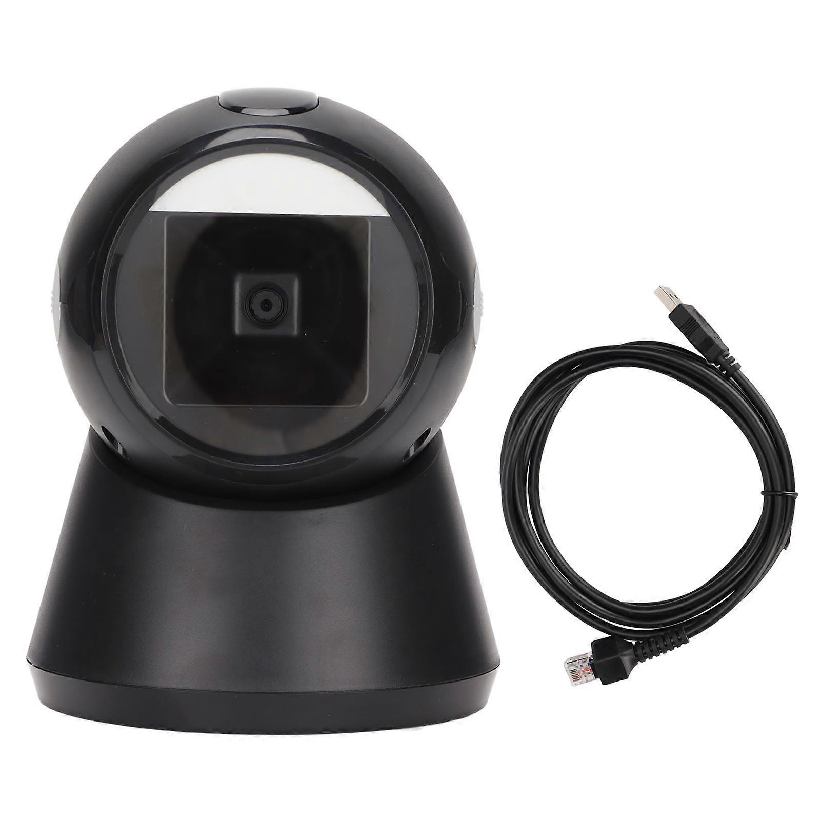 Barcode Scanner Core Technology High Integration Fast Identification Desktop Barcode Scanner for Market Supermarkets