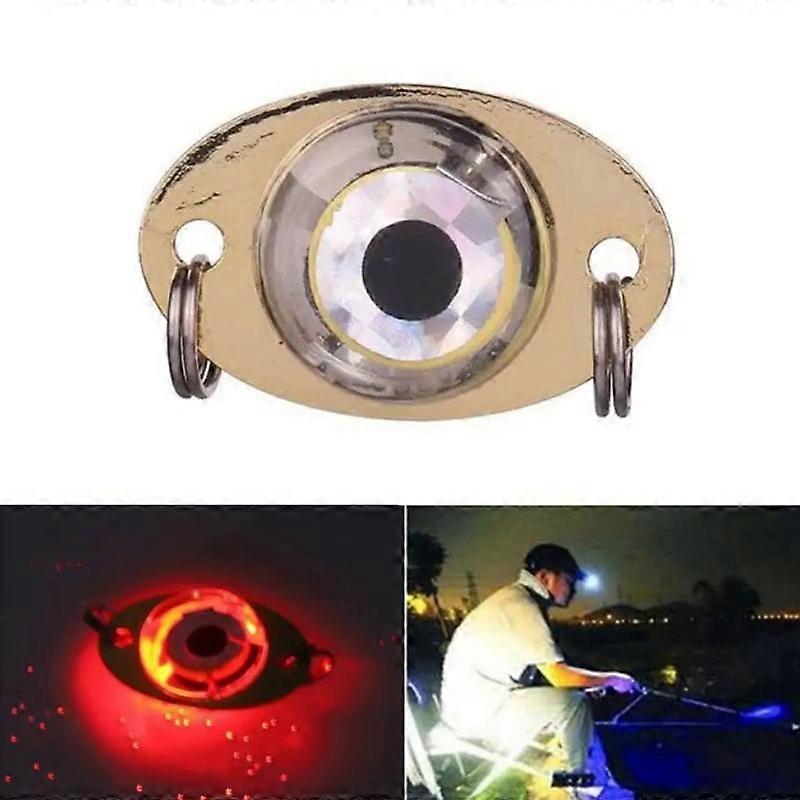 LED Underwater Lure Fish Tool Glowing Metal Fish Bait