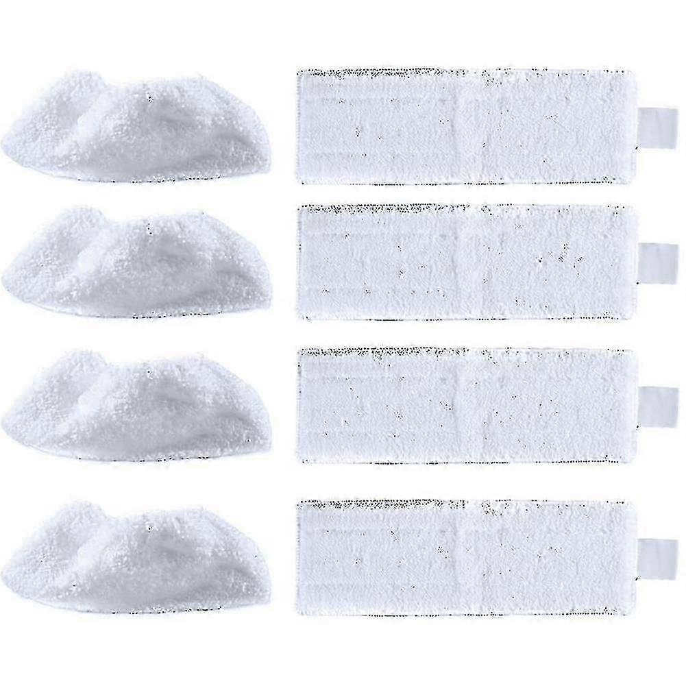 Set of 8 Microfiber Mop Pads Compatible with Karcher Easyfix SC2, SC3, SC4-