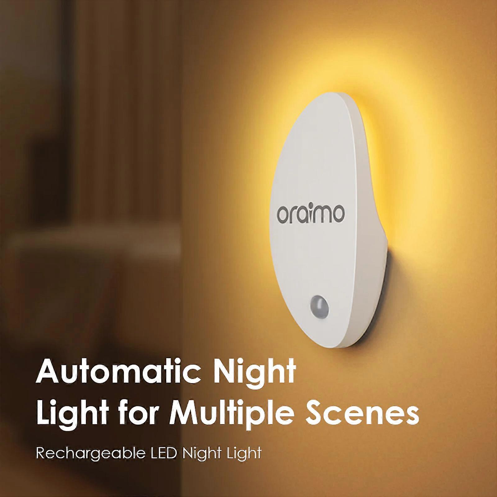 Oraimo SmartNightLight Rechargeable LED Night Light for Multiple Scenes