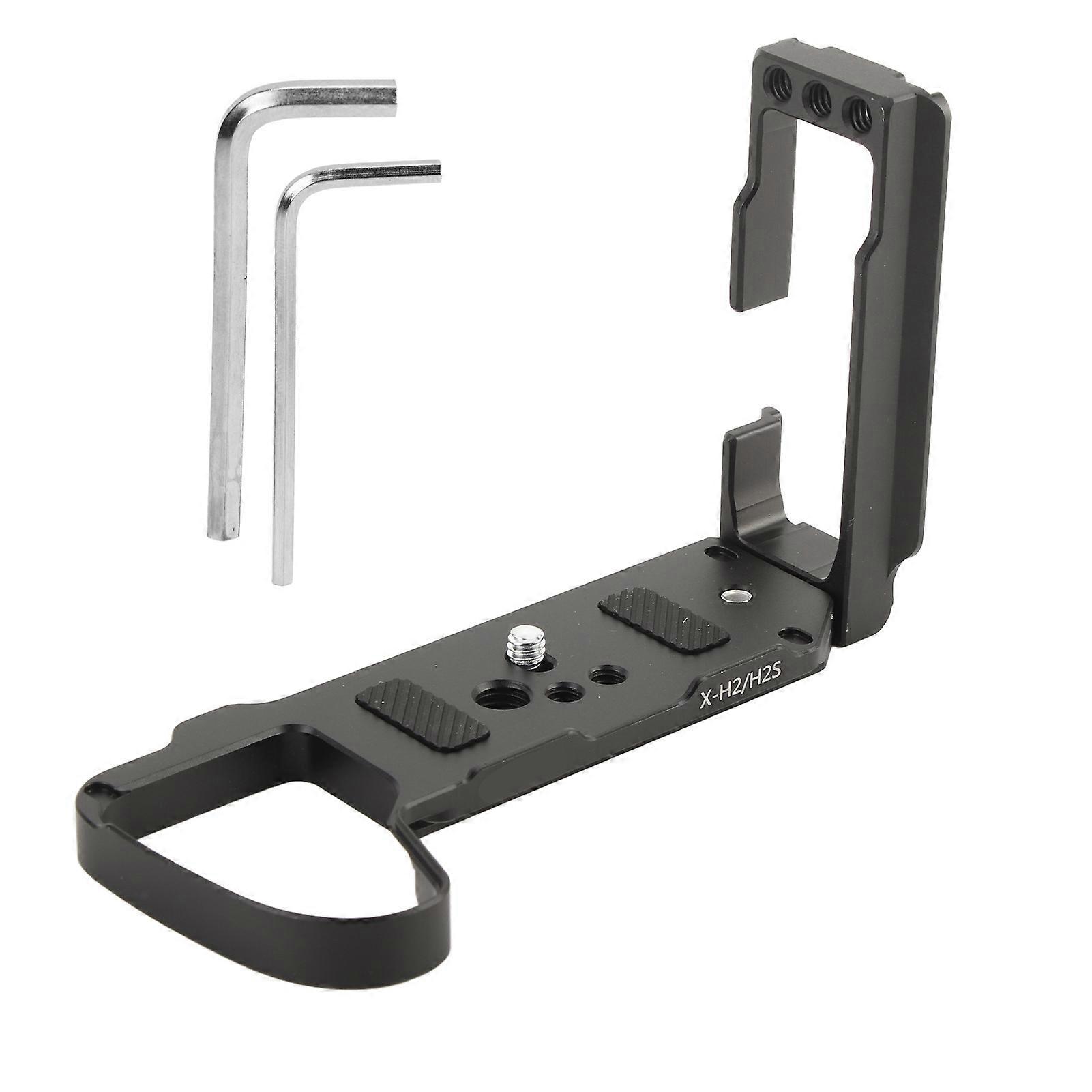 L Bracket Vertical Horizontal Switching Quick Release Plate with 1/4 Inch Screw Fujifilm X H2 X H2S Camera for DJI Ronin RS2 RS3 Stabilizer
