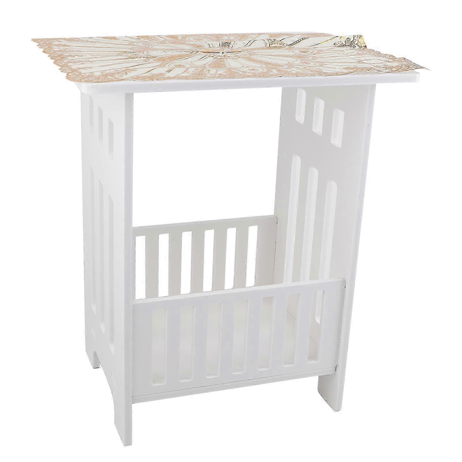 Modern Table Coffee Desk, Stylish Tea Table (34x26x40cm) End