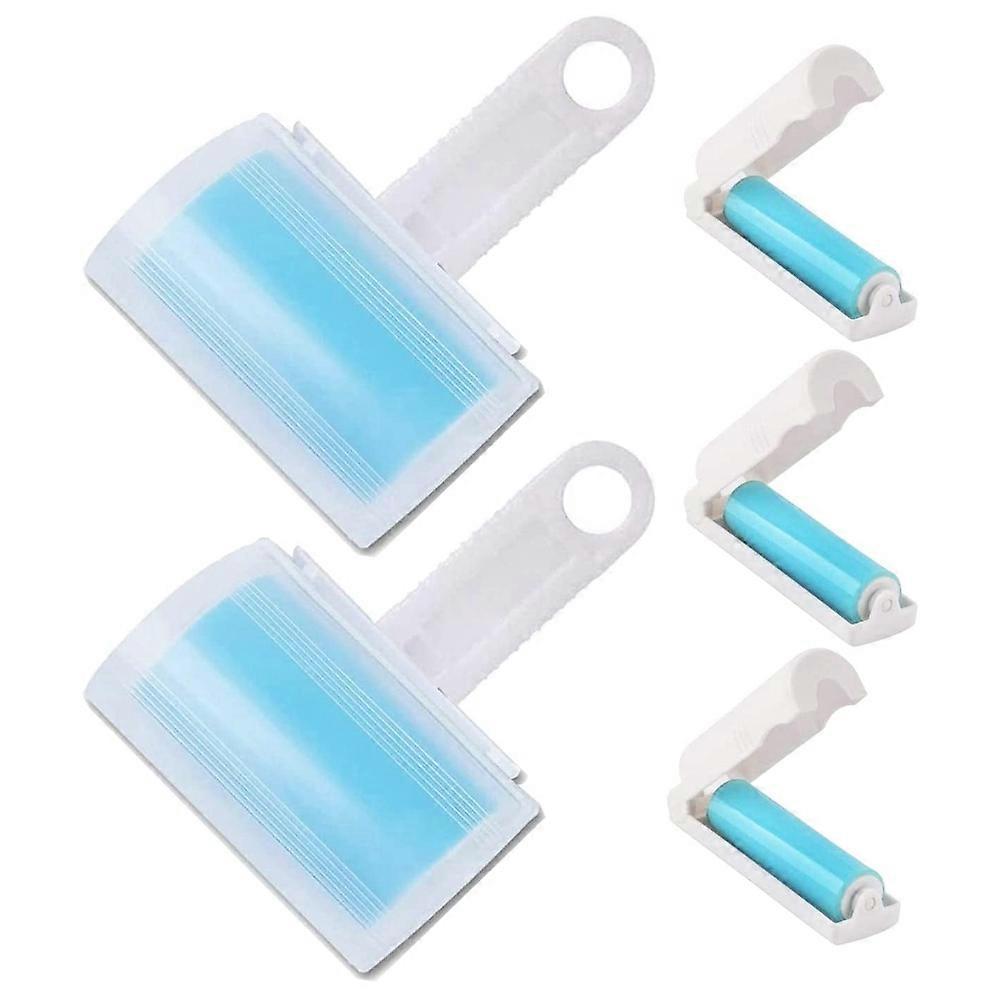 Washable Lint Roller 5 Pack, Reusable Sticky Pet Hair Lint Remover
