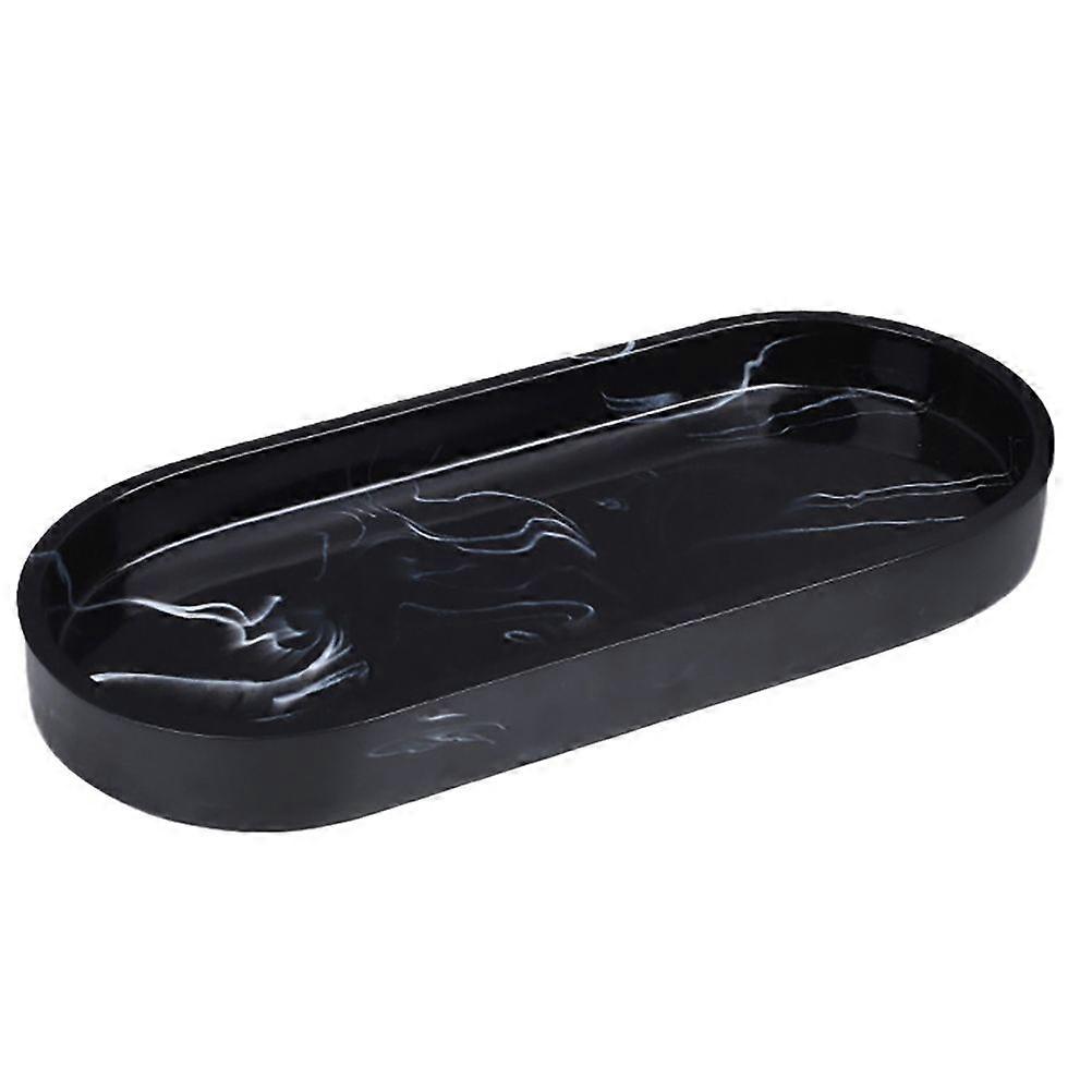 Badezimmertablett Marmormuster Tablett Marmor Textur Tablett Harz Badezimmer Tablett