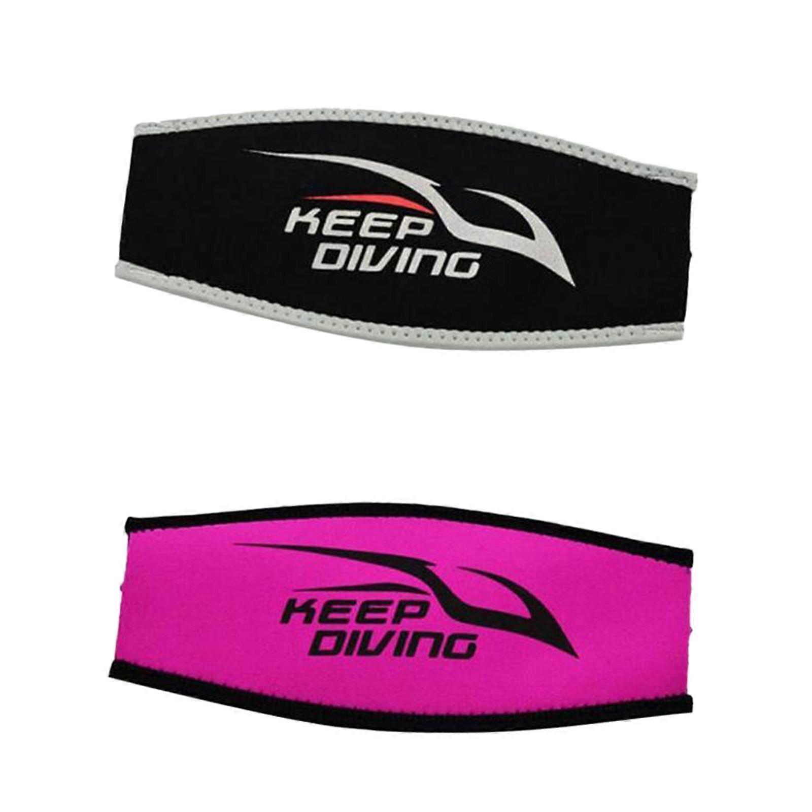 2x Comfort Neoprene Diving Scuba Facecovers Strap Protector