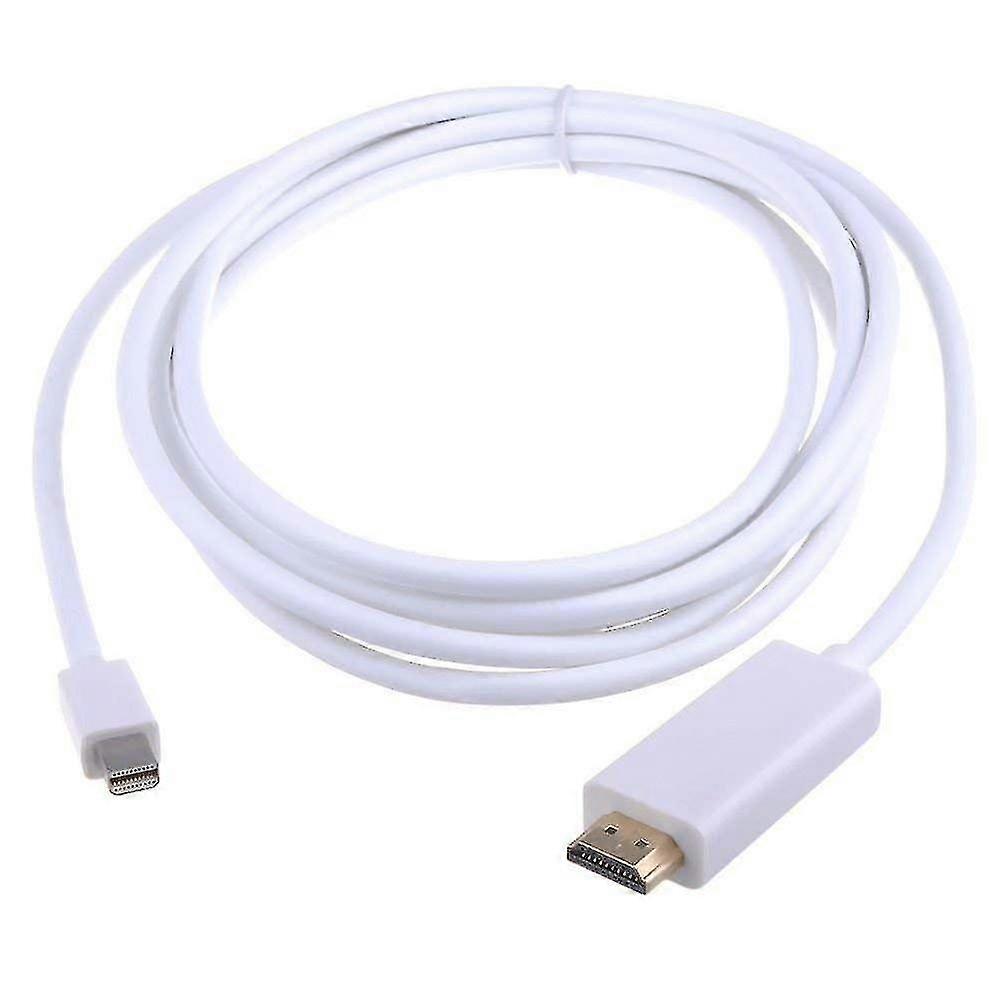För iMac Mac Mini 10FT/3M Mini DP Display Port Thunderbolt till HDMI-kabeladapter