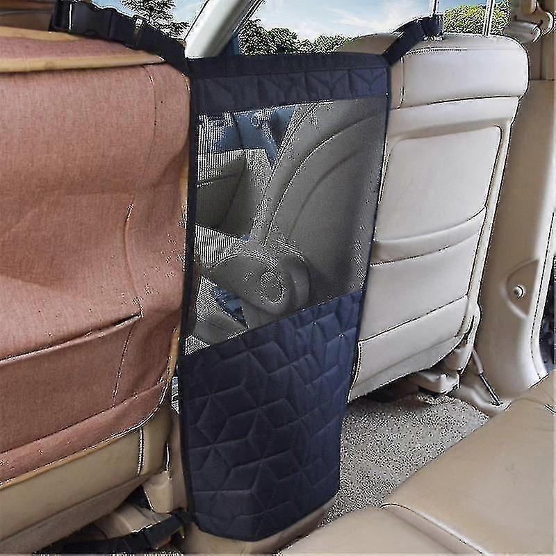 Car Dog Barrier Back Seat,pet Barrier Front Seat,dog Barrier For Car Between Seats,dog Net With Adjustable Strap Clips,easy To Be Installed Dog Barrie