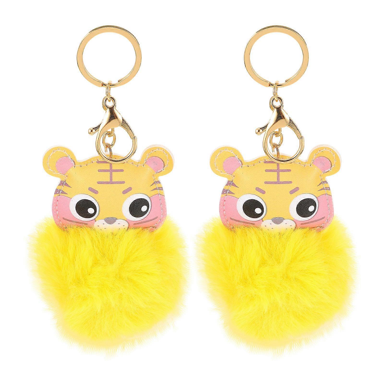 Attractive Animal Key Chain in the Form of Comfortable Tiger Design