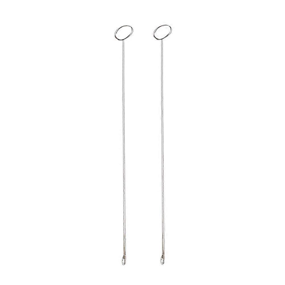 2 Sewing Loop Turner Hook with Latch Pack of 2; Silver Ref: 3156