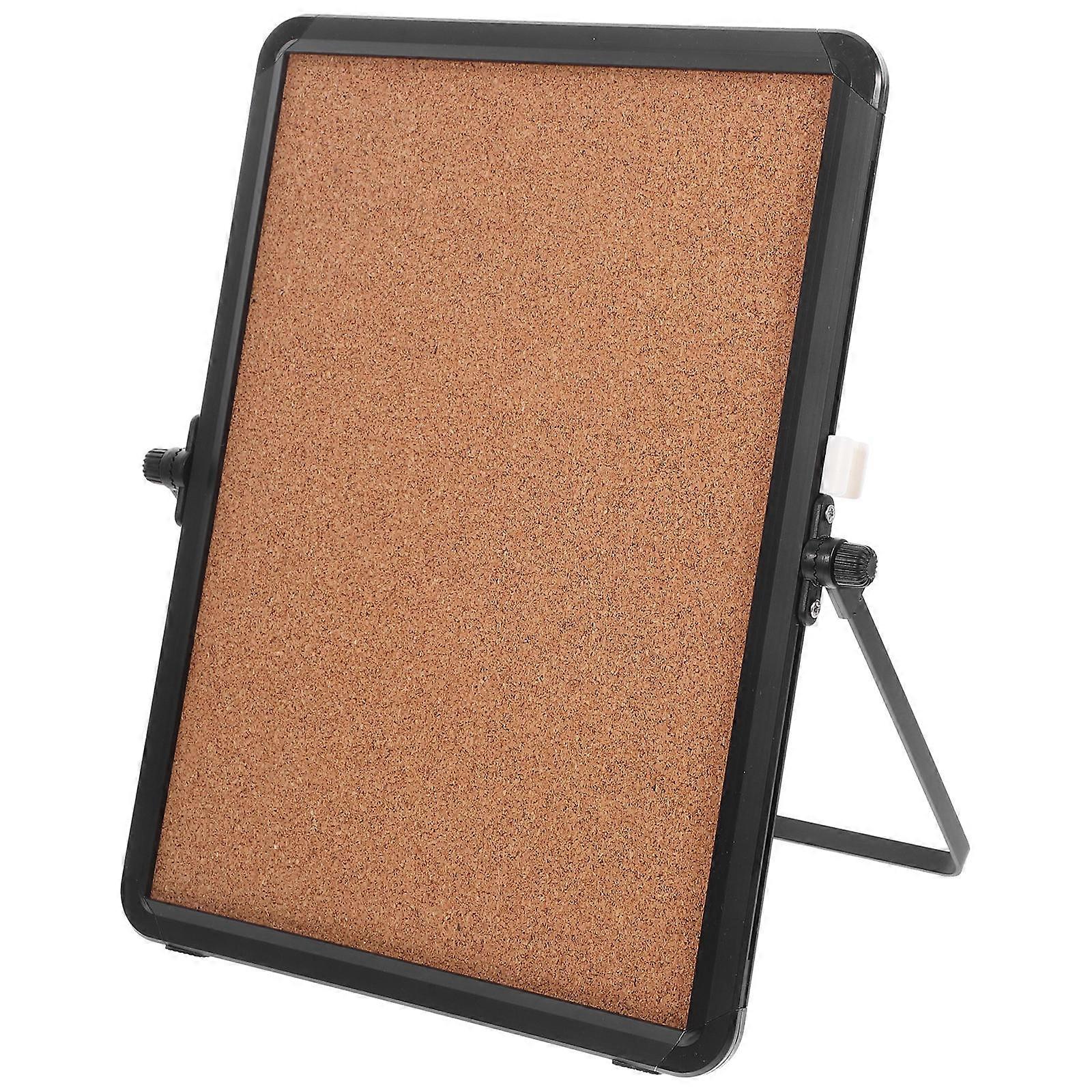 Reusable Cork Board Message Display Bulletin Board for Desk, Indoor Use, Creative Office & Home Organizer for Notes & Memos