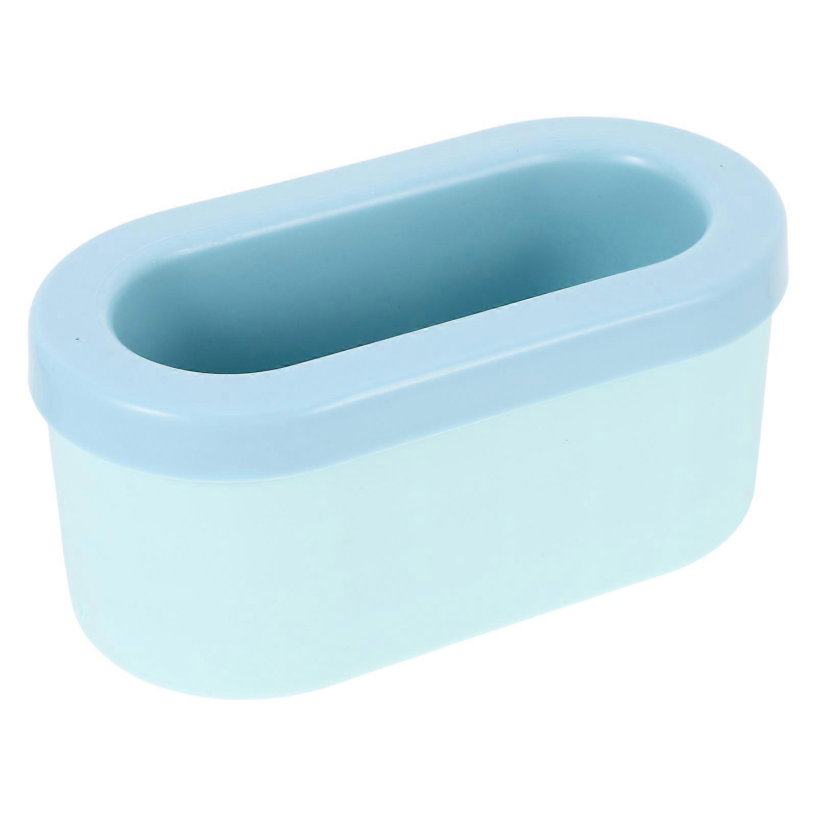 Portable Ice Maker Easy-Release Ice Cube Molds for Outdoor Camping ABS Material Cylindrical Shape 1Set