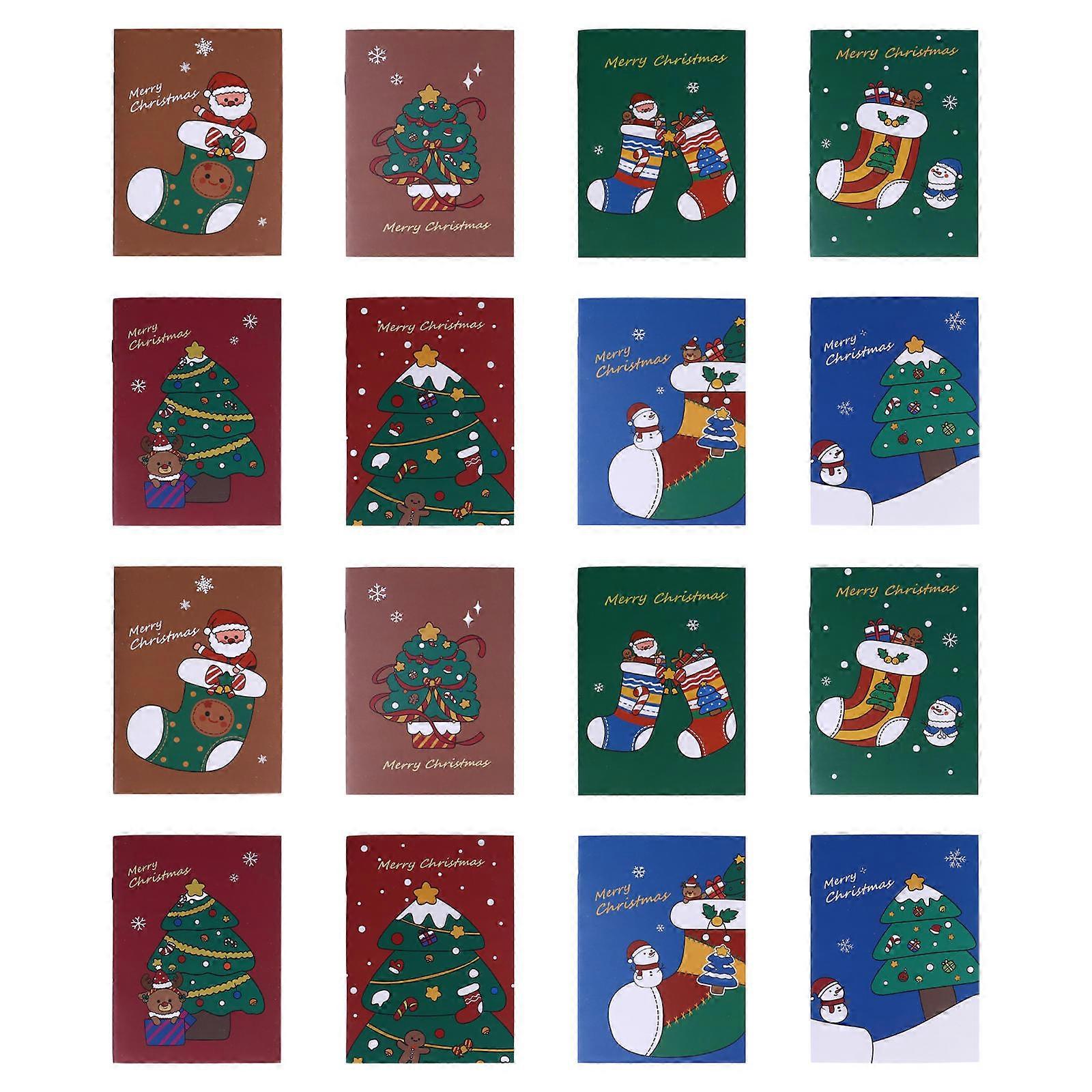 Cute Notepads Cartoon Notebook For School Rectangular Shape Paper Material Recording Experiences 50Pack