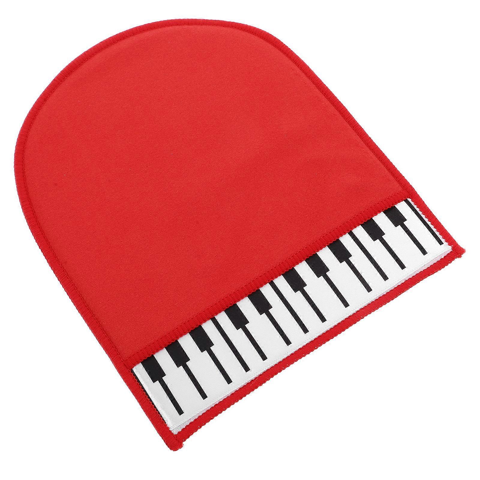 Cleaning Clothes For Instruments Dusting Piano Cleaner And Polish Kit Red 19.00X15.00X0.30CM 1Set