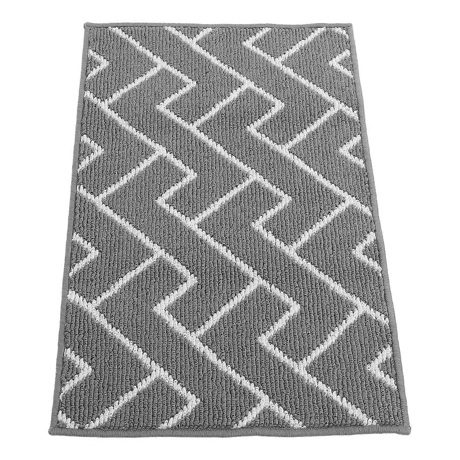 Anti-Skid Doormat Indoor Mats For Entryway Grey 80.00X50.00X0.60CM Machine Washable 1Pack
