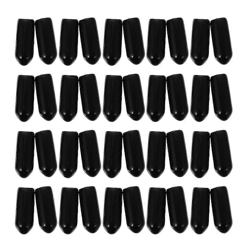 200pcs Rubber End Caps for Hair Bands Comfortable DIY Headband Tips with Seamless Durable Design for Creative Projects
