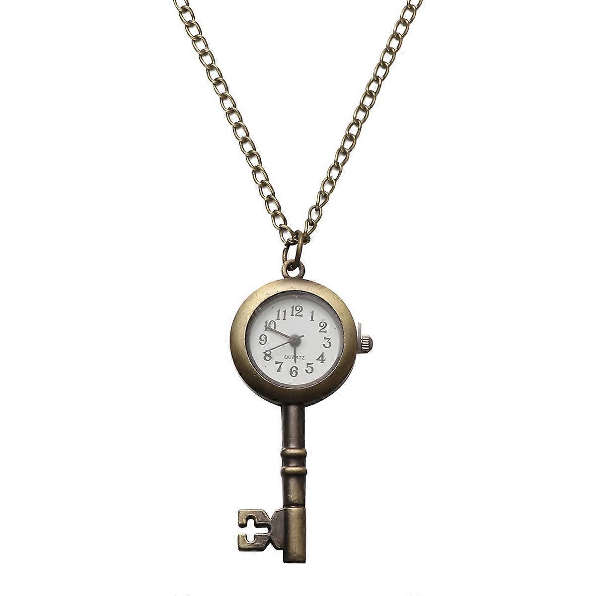 Old Pocket Watch Metal Pendant Pocket Watch Daily Life Accessory Coffee Shape 1Set