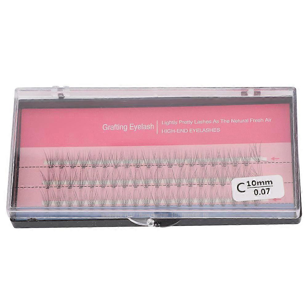 60pcs Individual False Eyelashes Cluster 0.07mm False Lashes Extension Tool