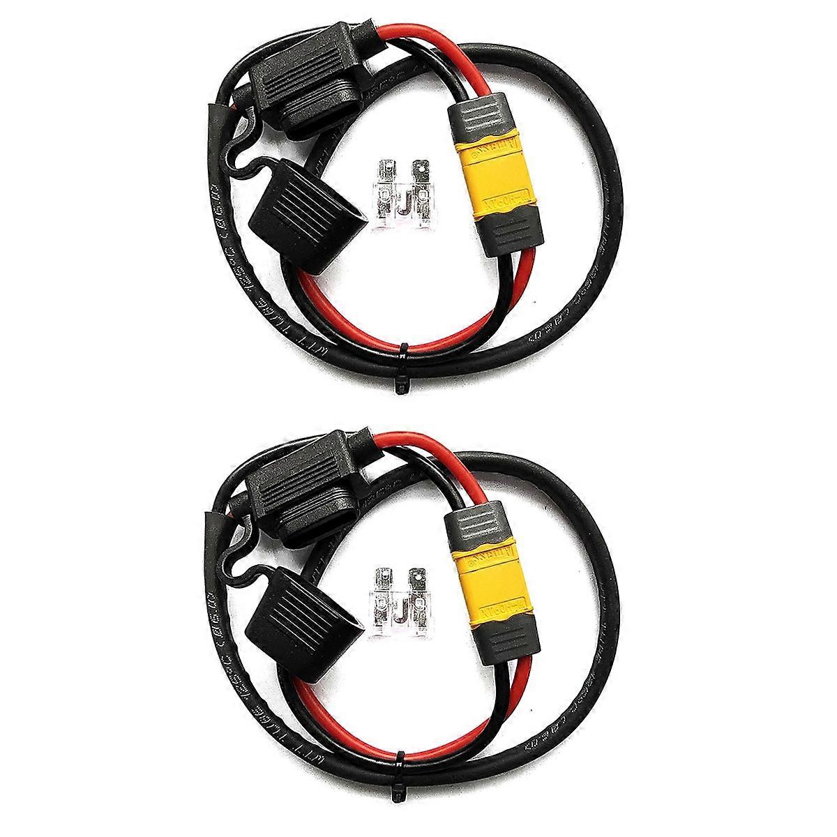 Electric Bicycle Battery Power Cable Lithium Controller Fuse 14AWG