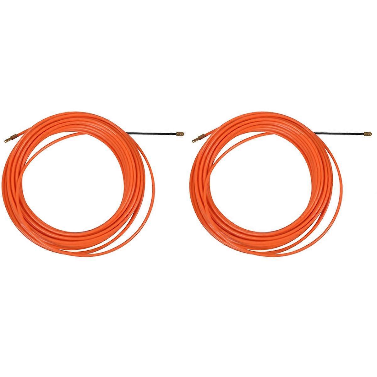 4Mm 15 Meter Orange Guide Device Nylon Electric Cable Push