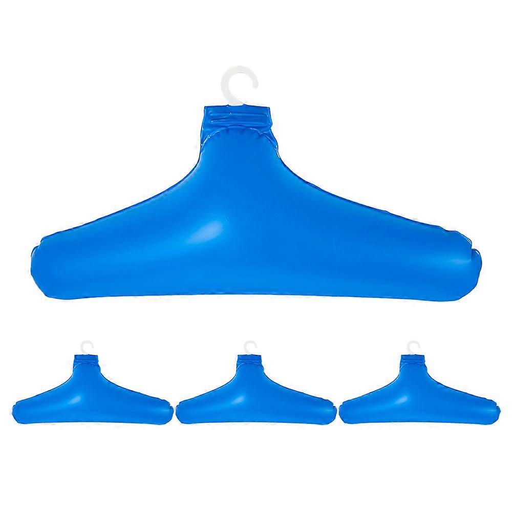 Here's a product description and overview for the **Portable Inflatable Hangers 4 Pack – Easy Inflate Drying Rack, Plastic Clothes Hanger, Multi Use