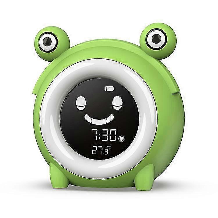 Children's Digital Alarm Clock, Wake Up Light for Children, Sleep Training Device, 3 Modes with 5 Natural Sounds and 5 Adjustable Colored Li