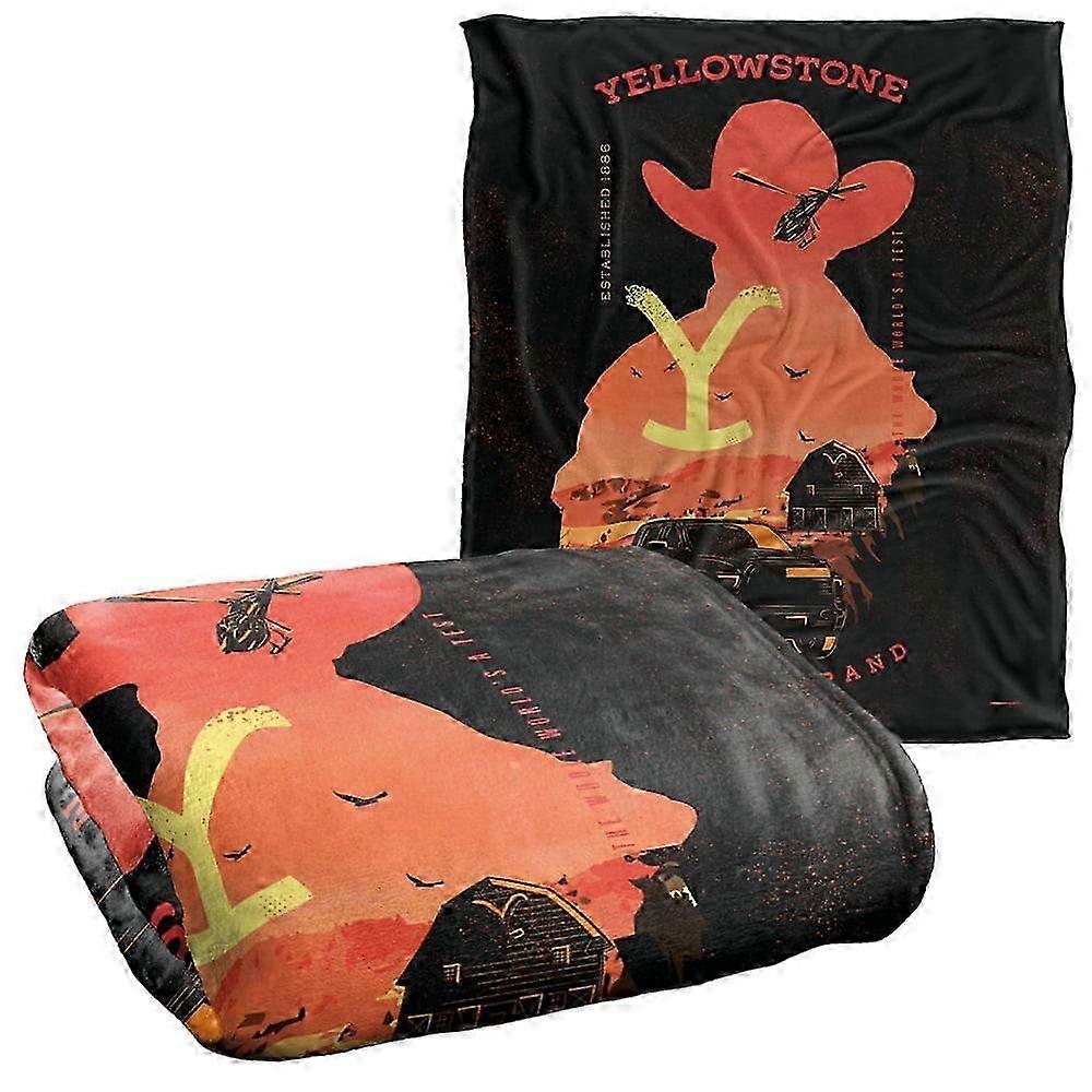 Silky Touch Super Soft Throw Blanket Suitable for Yellowstone Brand