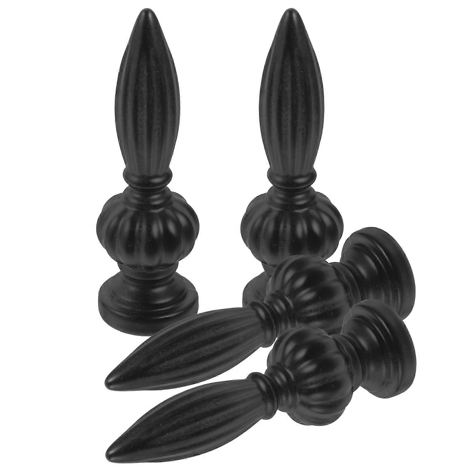 Retro Lamp Finial Knob Decoration For Office Use 7 5X2 5X2 5CM Metal 4Pcs