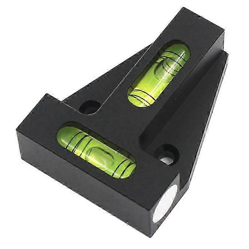 T Type Level Meter, Mini Spirit Level Bubble Two Ways T Type Portable XY Dual-Axis Horizontal Measur Edition 0627