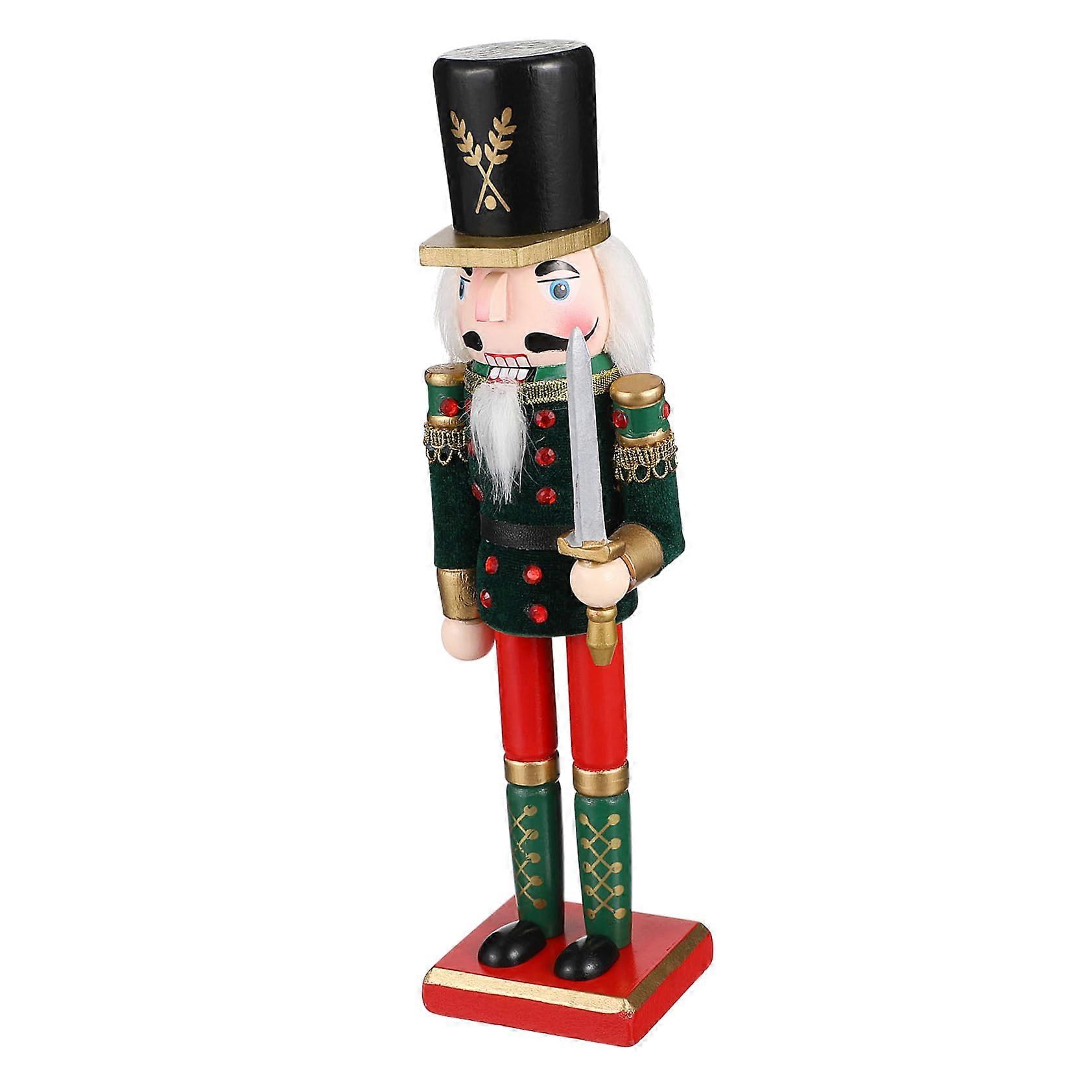 Wooden Doll Ornament Desktop Decoration for Indoor Use, Stylish Puppet Decor for Festive Events, 1 Piece