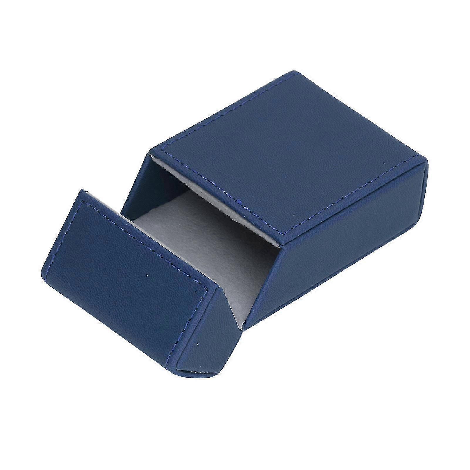 PU Leather Cigarette Holder Case for 20 Cigarettes - Travel or Home Use - Blue