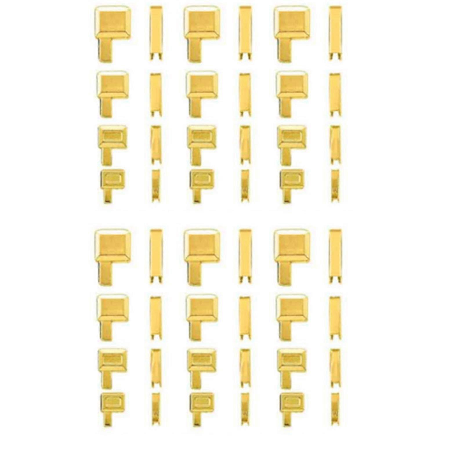 Metal Zipper Repair Kit with Stopper and Insertion Pin for Sizes #3, #5, #8, #10 - Ideal for Clothing Sewing Projects