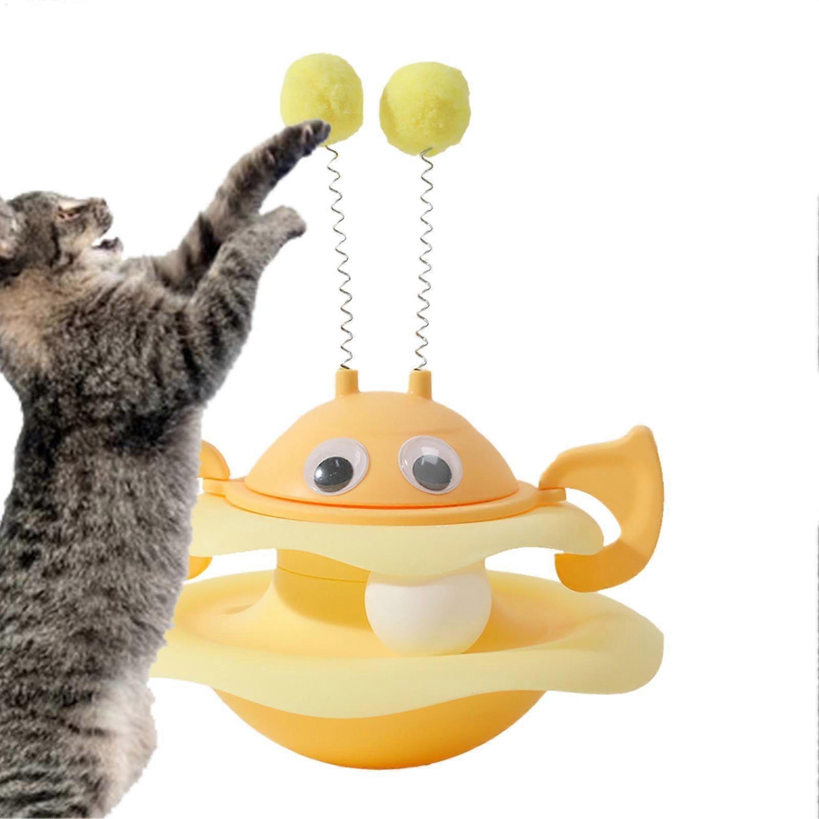 Cat Drum Toy, Rotating Cat Toy, Cat Toy, Interactive Cat Toy to Keep Your Cat Active, Happy and Healthy
